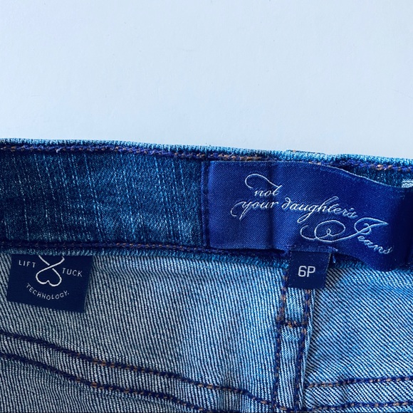 NYDJ Very High Waist Flare Blue Jeans - Picture 4 of 8